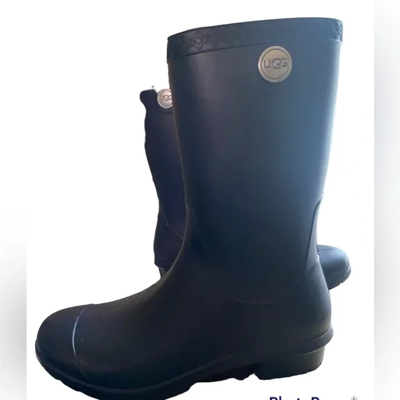UGG Shoes Ugg Sienna Matte Rain Boots Blue Size Poshmark